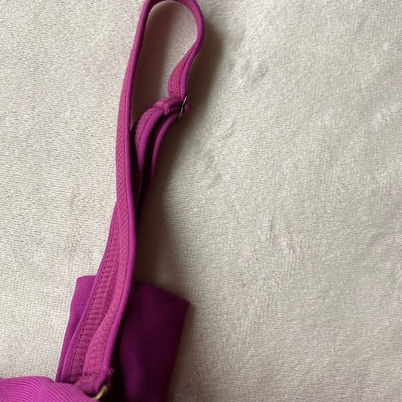 Maaji Underwire Reversible Bikini Top L | Fuchsia & Floral | Push-Up Swim Top - Picture 2 of 11